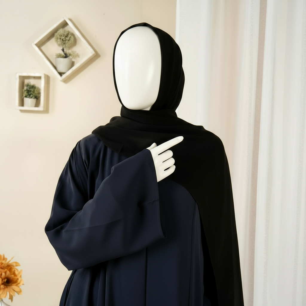 Women Modern Abaya - HD-1595-N