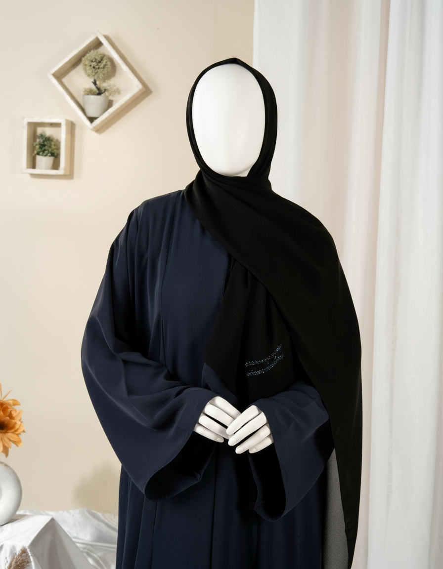 Women Modern Abaya - HD-1595-N