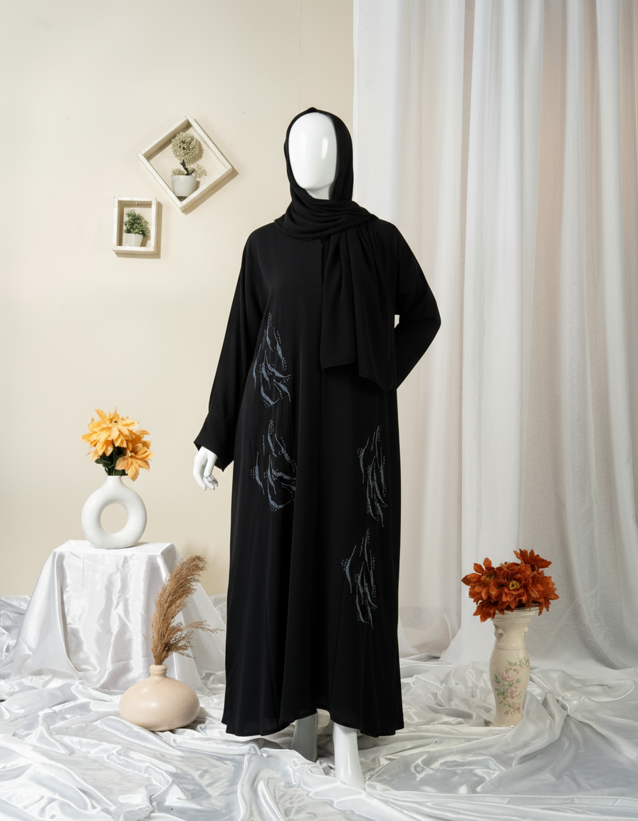 Abaya HD-1596-N