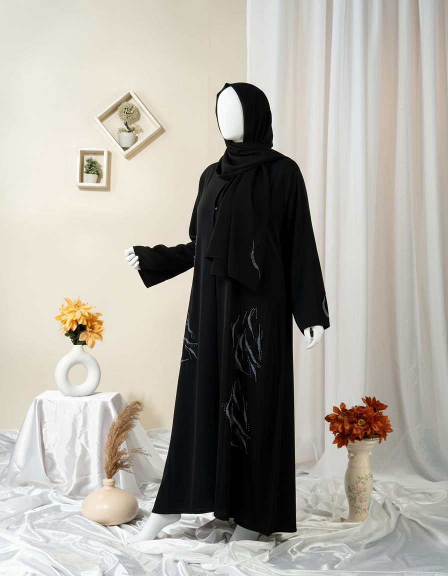 Abaya HD-1596-N